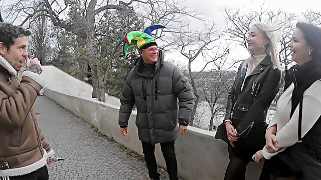 Group sex with dan, sofia, matt, venera, and dean in wild action