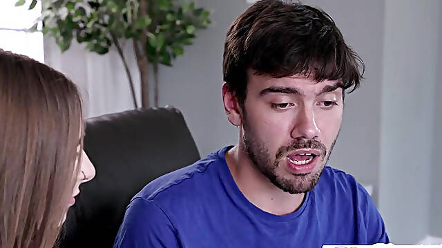 Brunette Temptress Penelope Kay Convinces Stepbro For One Last Screw - S6:E1