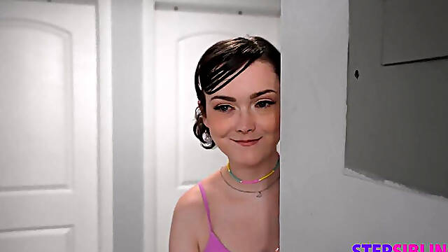 Perky Tit Spinner Stepsister Jade Valentine Experiments With Stepbros Super Sensi