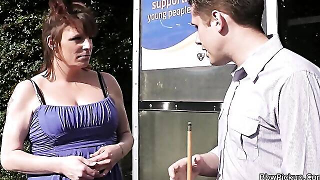 BBW Pickup featuring Dani Amours anal scene