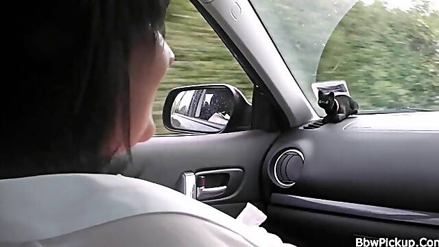 Bbw brunette sex with inviting darling from BBW Pickup