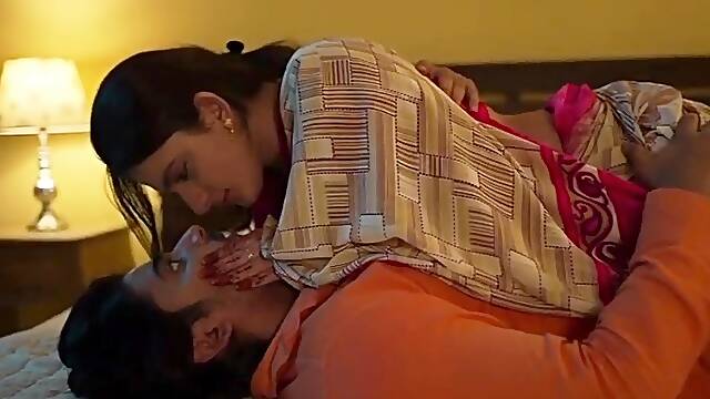 Arousing brunette amateur babe with a