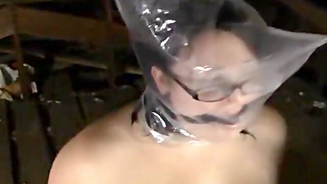 Chubby pigtailed girl Gets Bagged
