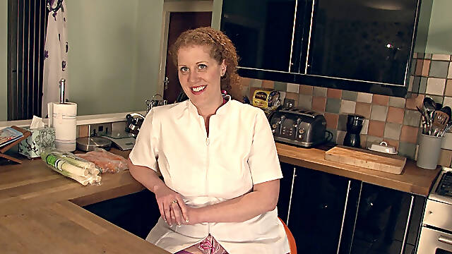 Francesca May is a charming english hairy girl