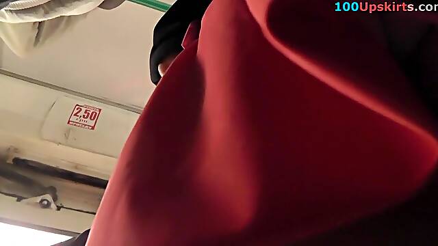 Hot oops upskirt clip demonstrates plump female
