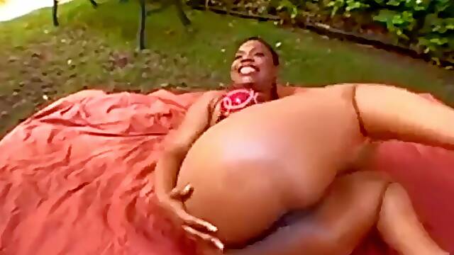 Edible, oiled and cut with dick