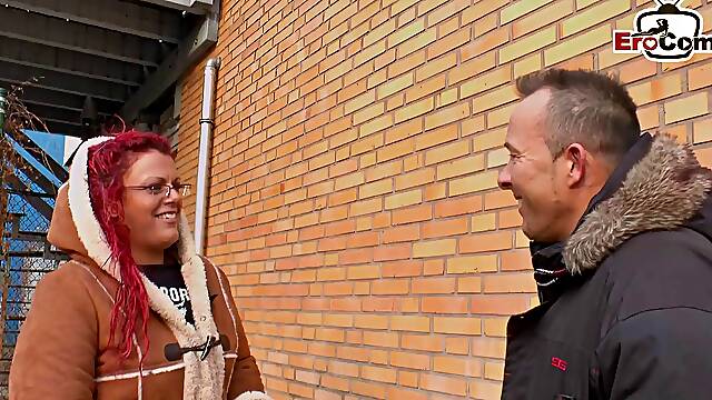 German Redhead BBW Lea Luestern Banged as Neighbor