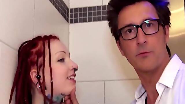 Jezzi Cats Plump German Ass Wrecked by Mature Pornstars Big Cock After Shower Toy Tease