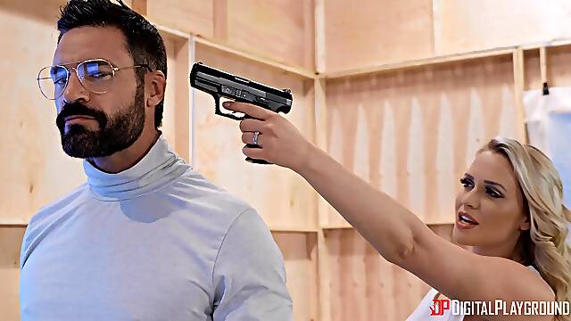 Big ass blonde Milf Mia Malkova plays dangerous game with fat cock