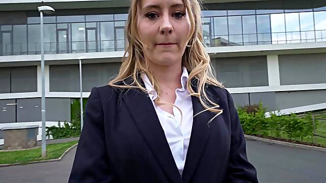 Picked up inked babe gets pussyrammed after POV blowjob