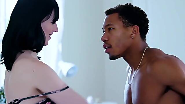 Aesthetic Interracial Anal Session With A Brunette Babe Alex Harper
