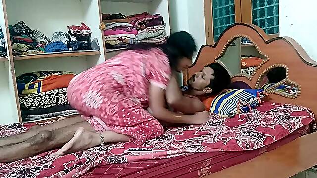 Indian woman with a fat ass is ready to please her hubby