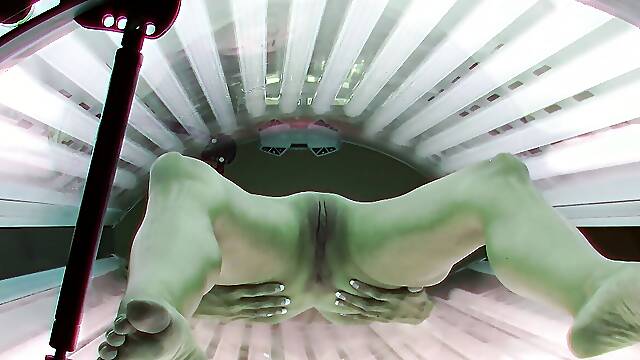 Amazing Hot Teen in Solarium