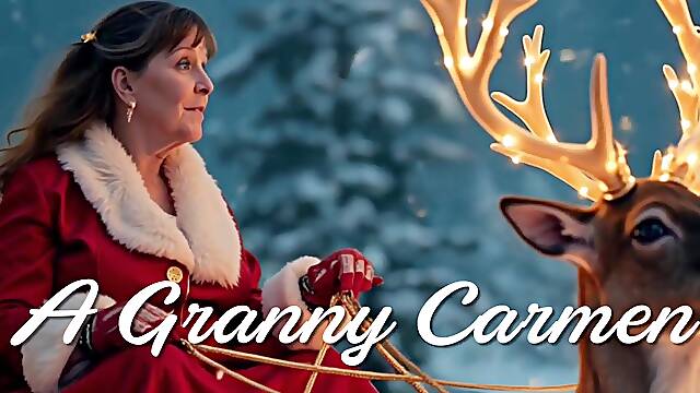 Granny Carmen Claus: Elf Sucking North Pole Whore