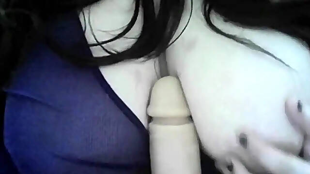 Chubby MILF watching hentai with her big tits exposed and leaves her webcam on - Search for IvyAdventure