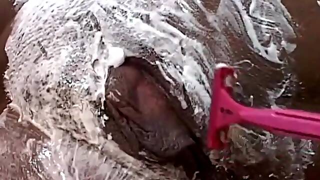 Shaving Ebony Teen Tiffany S Pussy Then It S Time To Fuck