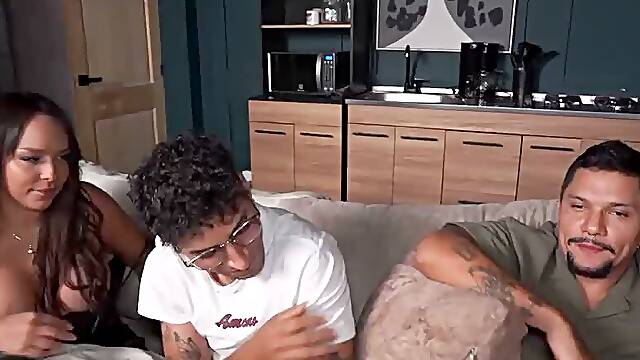 Stepson ends up fucking his stepmom because her husband doesnt know how to please her