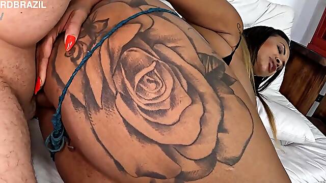 Inked BBW Curvy Brazilian Luana Lima Sex