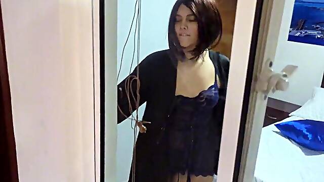 My ally's mama rides my shlong for serving her as a plumber