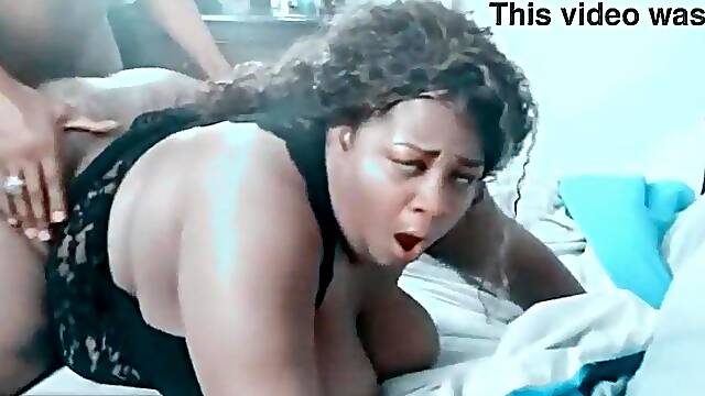 Large Ebony Wang punished BLACK BOOTY GAP