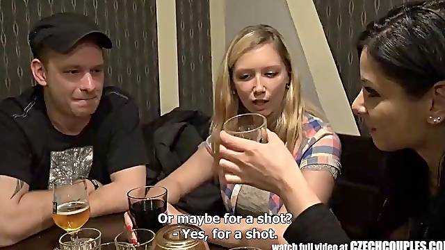 Overweight golden-haired got a bit drunk with allies, and did some very nasty things with em