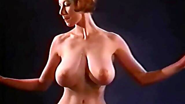 Vintage striptease with breasty Lee Germaine, upscaled to 4K