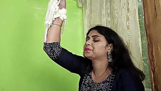 Mallu Honey in Churidar Teased & Banged Topless – Intensive Bedroom Romance Sex