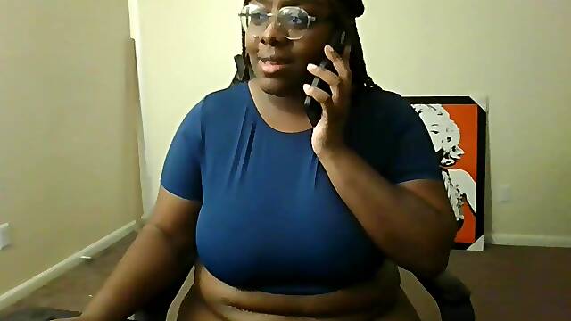 Cosmic Black playing with massive tits