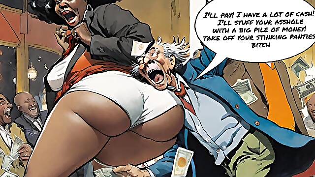 RAVE vol.1 : big beautiful woman Black Chicks Love Studs With Cash Comic Cartoons Chunky Old...