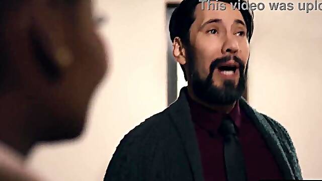 Massive melons curvy black mother Id like to fuck realtor railed by lewd aged client