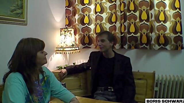 BORIS SCHWARZ: Swiss Granny crazy to get a youthful rod for her holes