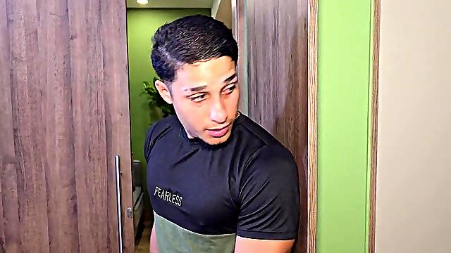 Mother Id like to fuck catches her stepson masturbating and promises not to say everything in swap for a worthy bang