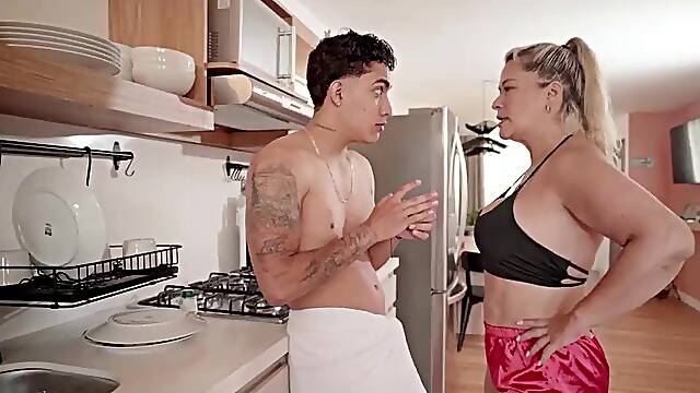 Stepmother discovers that this chabs having an affair with some other woman and asks him to get her preggo