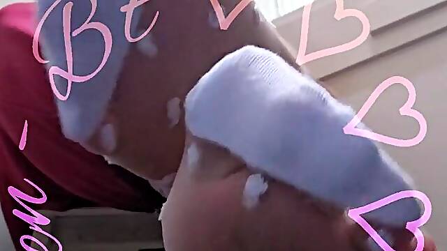 White watch throughout nylon dot socks. U can watch just sufficiently ????