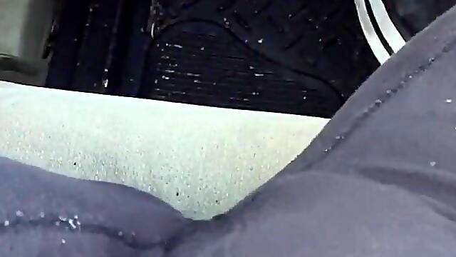 Cumming in my car after work