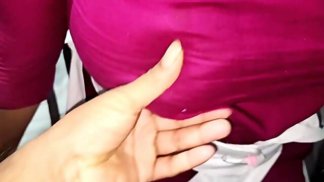 Stepsister goes to the cinema with her boyfriend and gets screwed. part 01