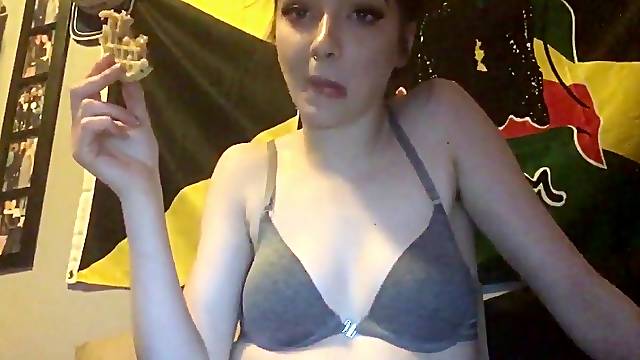 Obese dame gets bloated to the max with coke