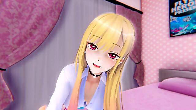 Marin Kitagawa My dress-Up Darling Sono Bisque female 3d HENTAI ShortClips1