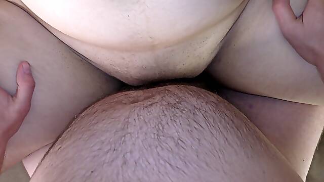 Plumper nubile stepdaughter let her old hairy stepdaddy fuck her bareback and cum inside her fertile pussy! - white Mari RP