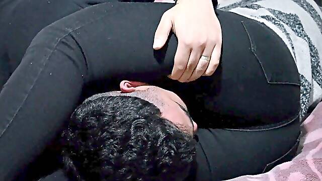 He knows his duty is to scent my rotten farts.