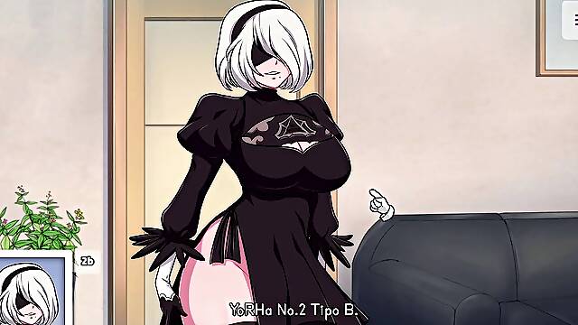 Waifu Hub Season 1 - screwing Nier Automatas Fat culo - full Gameplay +4K