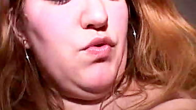 Italian Blonde BBW Amateur in Orgy