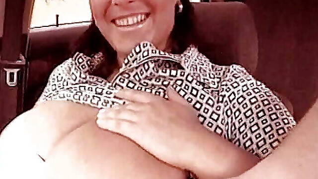 Superb German chick gets cum on her massive boobs after jumping on a hard cock