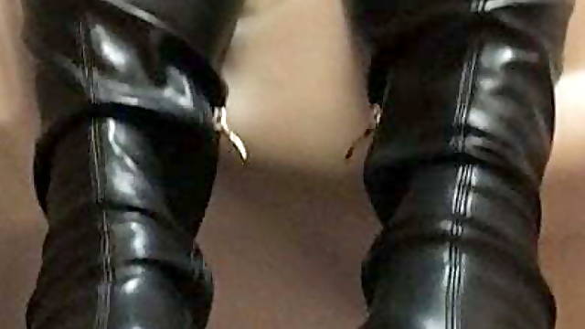 Boot handjob