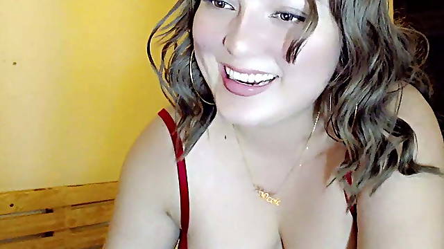 I'm in red underwear, talking to a guy via video link