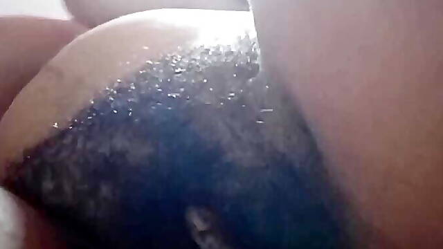 Beautiful Desi Indian Girl Showing Her Hairy Pussy and Big Tits