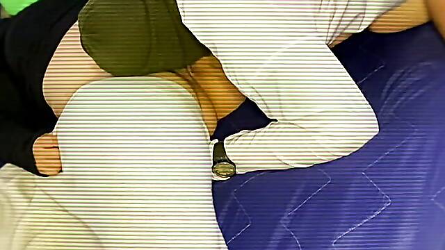 Cheating wife caught on camera playing with her husbands friend. happy ending - real homemade