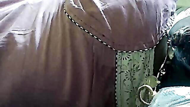 Indian village house wife sexy kissing ass Housband