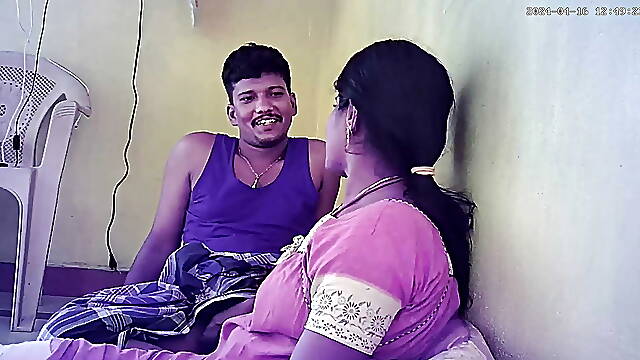 Indian village house wife hot lips kissing ass Housband