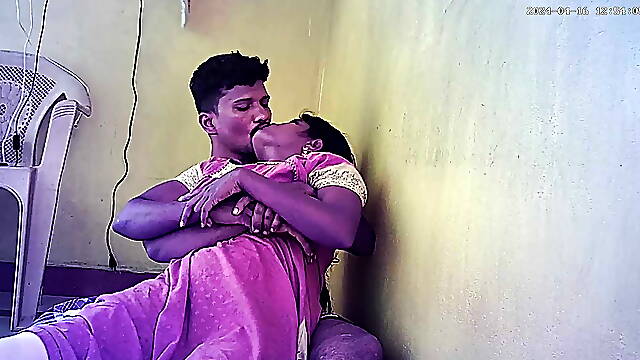 Indian village house wife romantic hot kissing